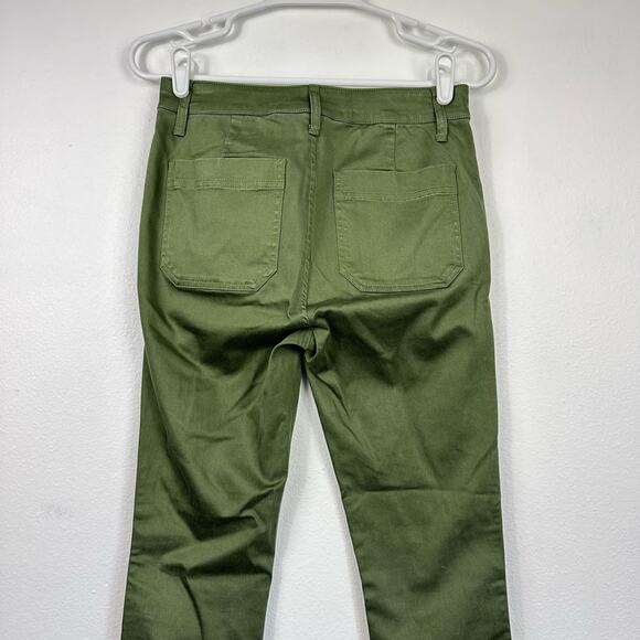 NWT J. Crew 9" Cargo Toothpick Pant Green 26 - Picture 4 of 16